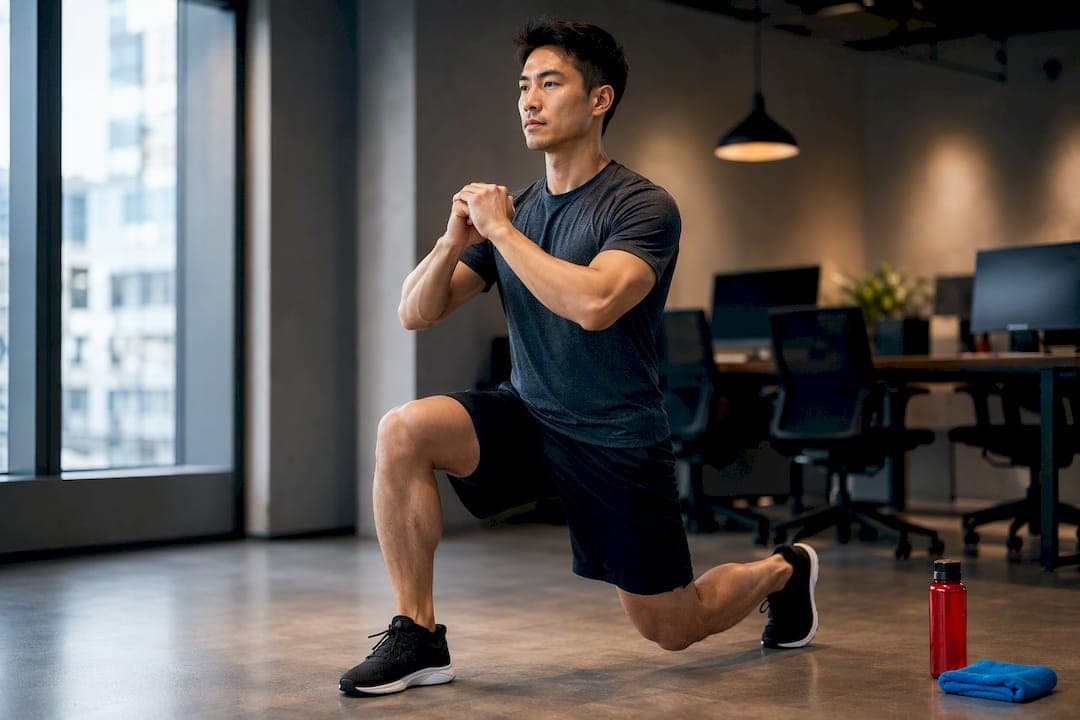 Low Sweat Lunchtime Workout Plan for Desk Workers: 4 Week Progression